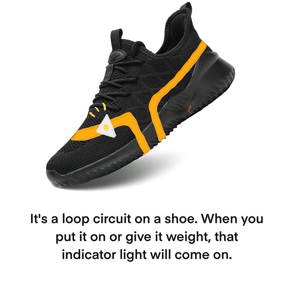 This is the side of the shoe shown and explained.