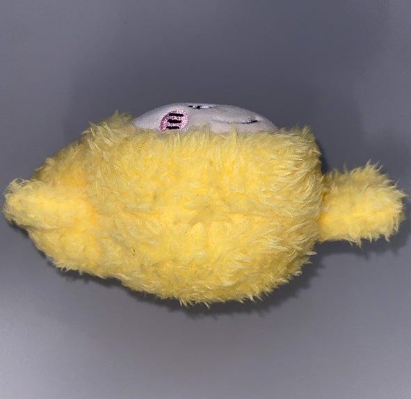 Left side of the bunny doll