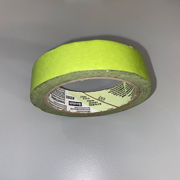 The side of the tape