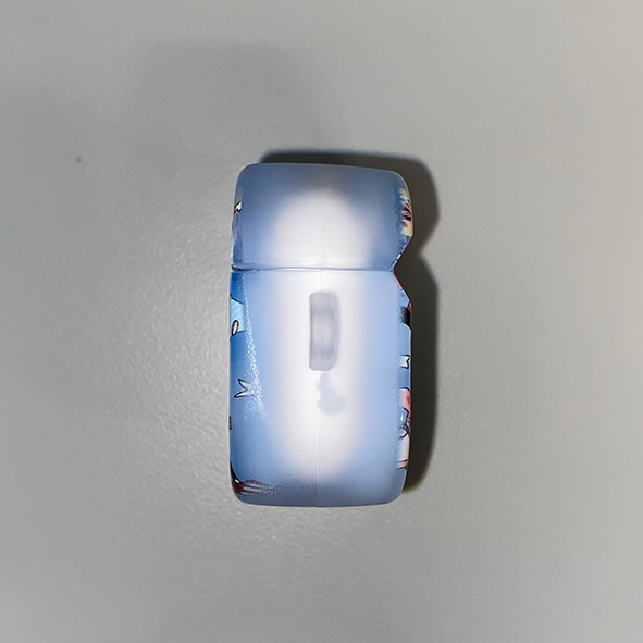 Side of the headset with shell